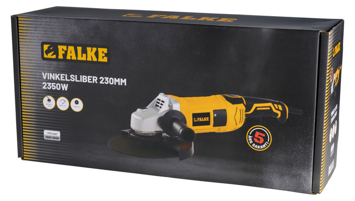 Vinkelslip 230 mm 2350W Falke